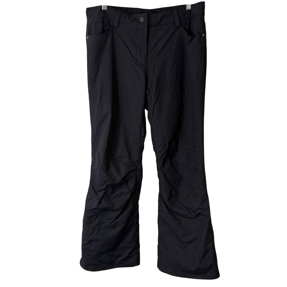 Obermeyer Womens Ski Pants Jewel Jean 10 Black Insulated Snowboard 15084